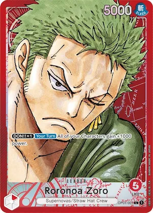 Roronoa Zoro (001) (Parallel) #op1-001 – Romance Dawn