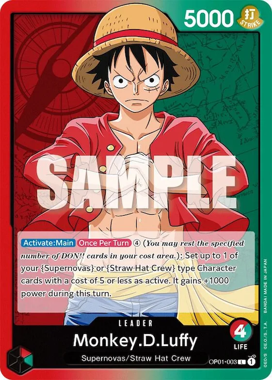 Monkey.D.Luffy (003) #op1-003 – Romance Dawn
