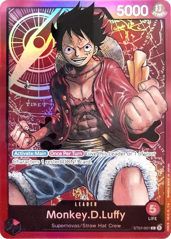 Monkey.D.Luffy (001) #st1-001 – Starter Deck 1: Straw Hat Crew