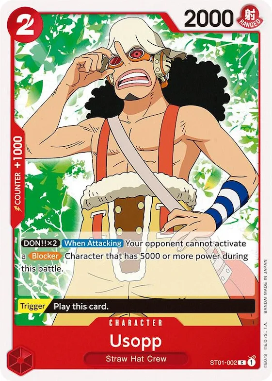 Usopp #st1-002 – Starter Deck 1: Straw Hat Crew