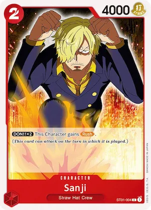 Sanji #st1-004 – Starter Deck 1: Straw Hat Crew