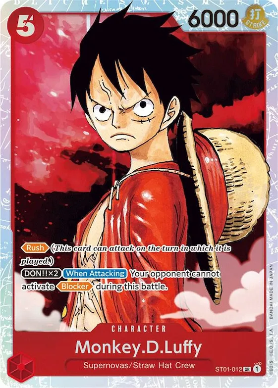 Monkey.D.Luffy (012) #st1-012 – Starter Deck 1: Straw Hat Crew