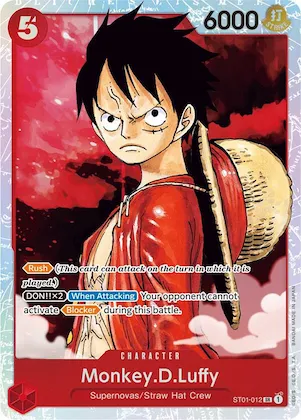 Monkey.D.Luffy (012) st1-012 – ST01 – Starter Deck 1: Straw Hat Crew
