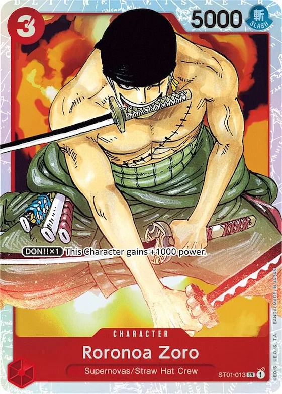 Roronoa Zoro #st1-013 – Starter Deck 1: Straw Hat Crew