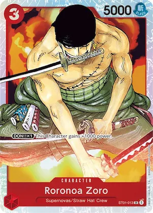 Roronoa Zoro #st1-013 – Starter Deck 1: Straw Hat Crew
