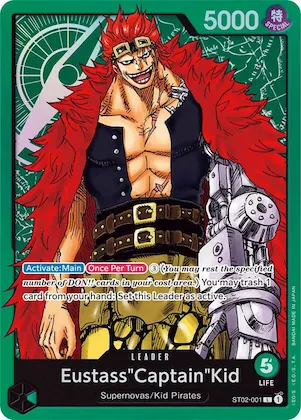 Eustass"Captain"Kid (001) #st2-001 – Starter Deck 2: Worst Generation