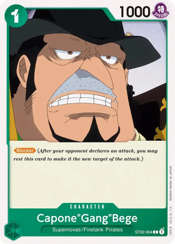 Capone "Gang" Bege st2-004 – ST02 – Starter Deck 2: Worst Generation