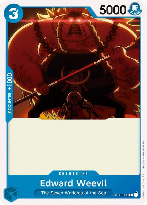 Edward Weeble st3-002 – ST03 – Starter Deck 3: The Seven Warlords of The Sea