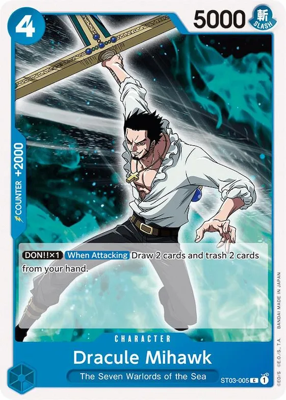 Dracule Mihawk #st3-005 – Starter Deck 3: The Seven Warlords of The Sea