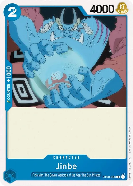 Jinbe #st3-006 – Starter Deck 3: The Seven Warlords of The Sea