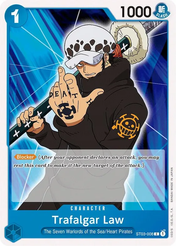 Trafalgar Law st3-008 – ST03 – Starter Deck 3: The Seven Warlords of The Sea