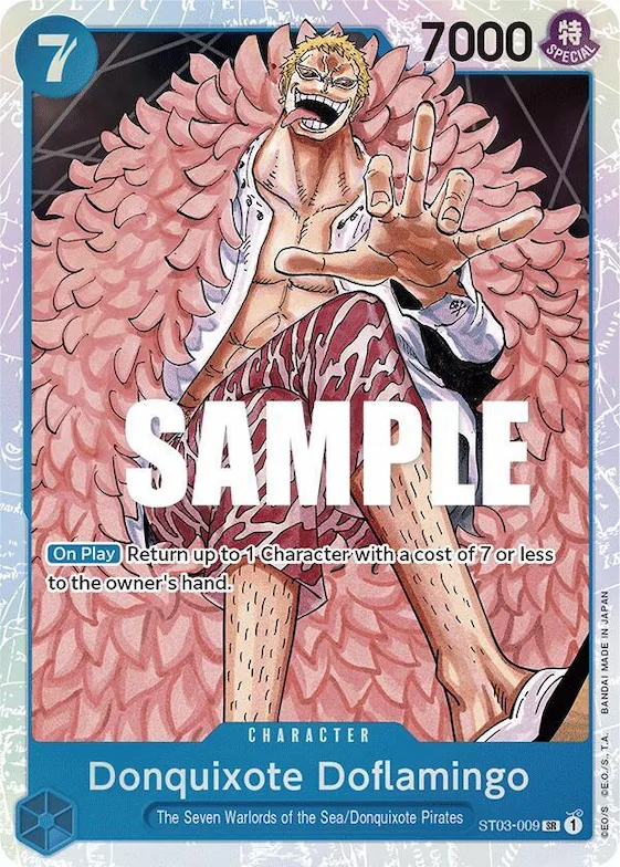 Donquixote Doflamingo #st3-009 – Starter Deck 3: The Seven Warlords of The Sea
