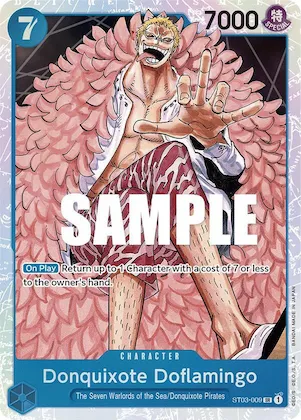 Donquixote Doflamingo st3-009 – ST03 – Starter Deck 3: The Seven Warlords of The Sea