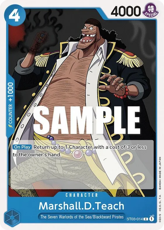 Marshall.D.Teach #st3-014 – Starter Deck 3: The Seven Warlords of The Sea