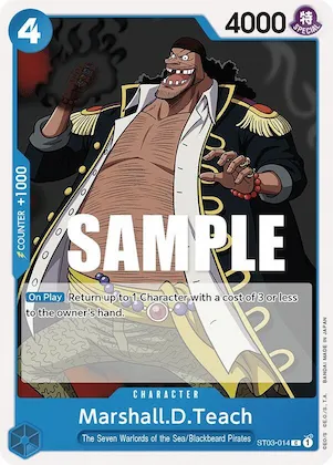 Marshall.D.Teach #st3-014 – Starter Deck 3: The Seven Warlords of The Sea