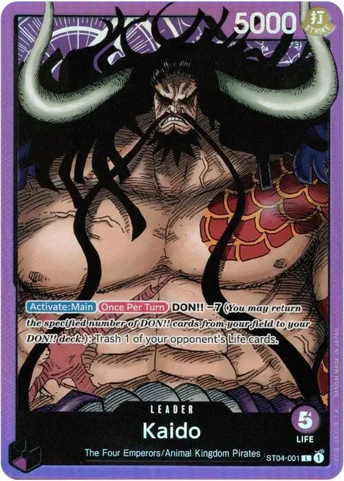 Kaido (001) #st4-001 – Starter Deck 4: Animal Kingdom Pirates