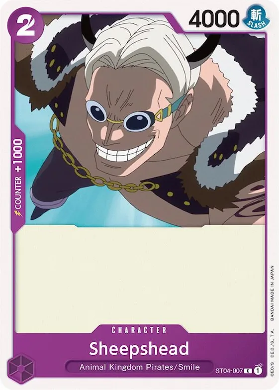 Sheepshead #st4-007 – Starter Deck 4: Animal Kingdom Pirates