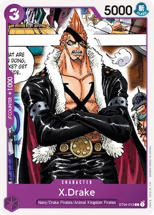 X.Drake #st4-013 – Starter Deck 4: Animal Kingdom Pirates