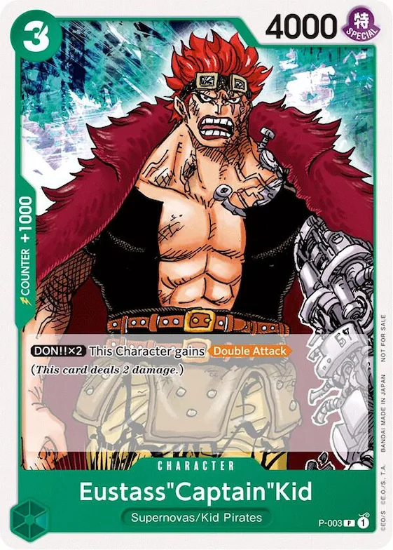 Eustass"Captain"Kid (Promotion Pack 2022) #p-003 – One Piece Promotion Cards