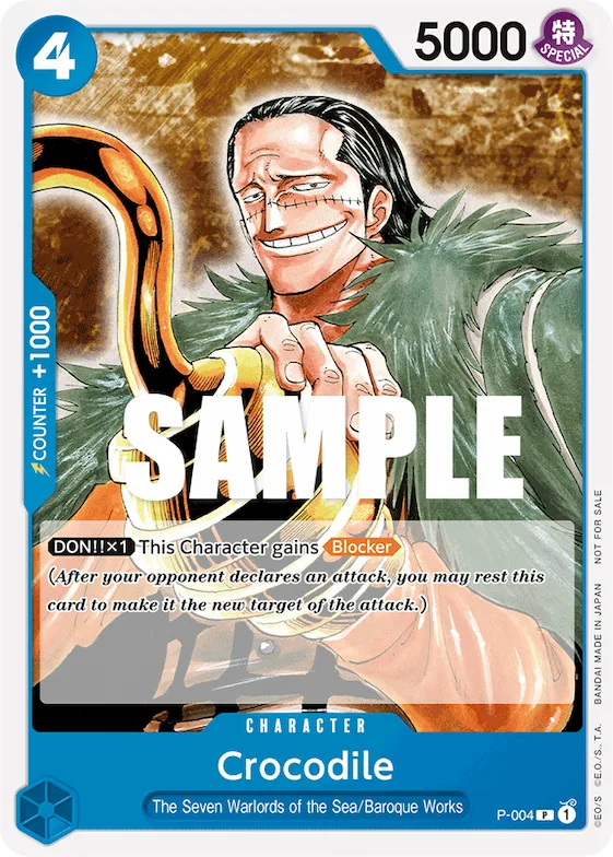 Crocodile (Promotion Pack 2022) #p-004 – One Piece Promotion Cards