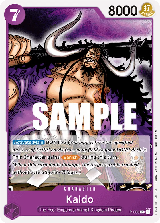 Kaido (Promotion Pack 2022) #p-005 – One Piece Promotion Cards