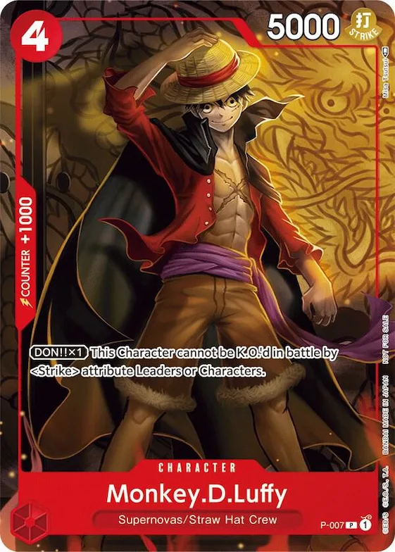 Monkey.D.Luffy - P-007 (Tournament Pack Vol. 1) #p-007 – One Piece Promotion Cards