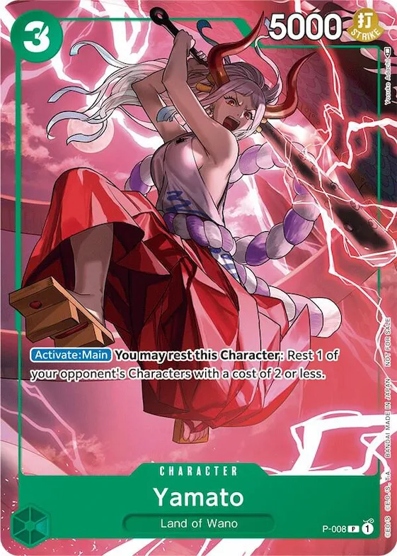 Yamato (Tournament Pack Vol. 1) #p-008 – One Piece Promotion Cards