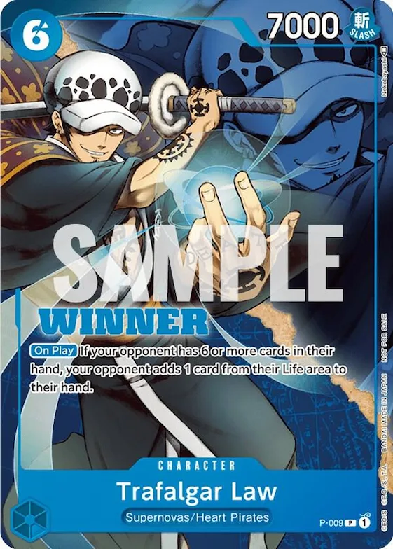 Trafalgar Law - P-009 (Winner Pack Vol. 1) #p-009 – One Piece Promotion Cards