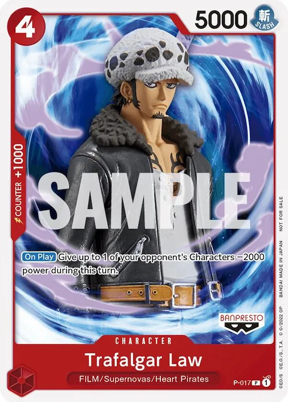 Trafalgar Law (One Piece Film Red) #p-017 – One Piece Promotion Cards