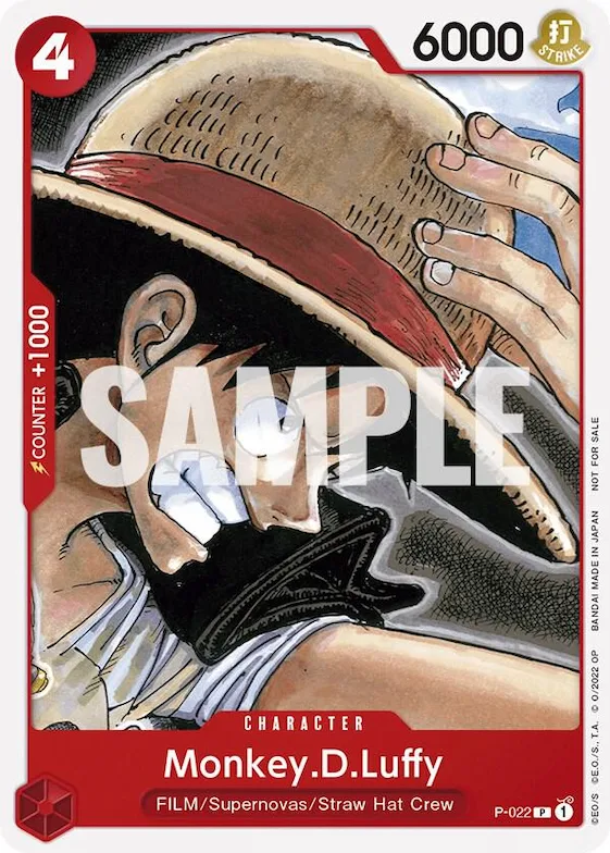 Monkey.D.Luffy (One Piece Film Red) #p-022 – One Piece Promotion Cards