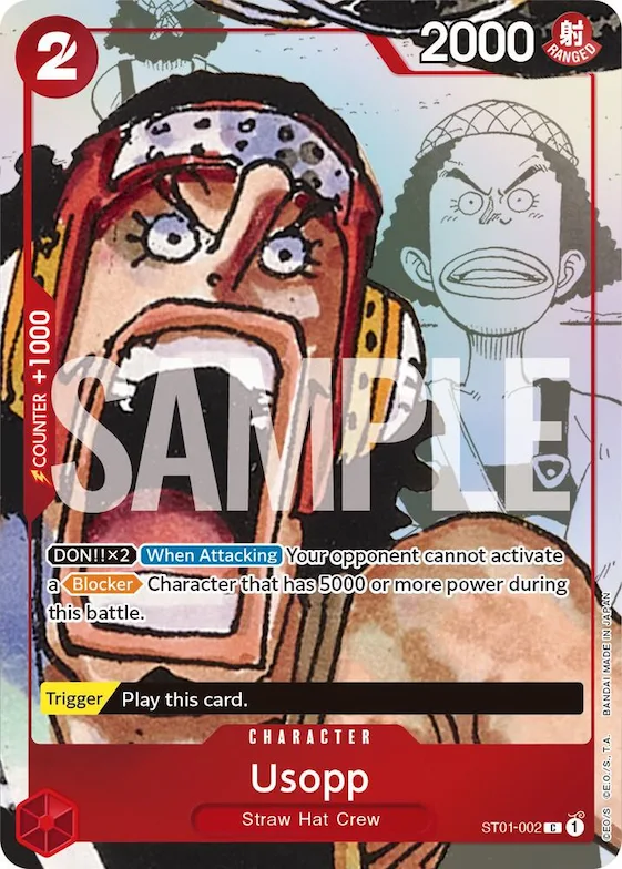 Usopp - ST01-002 (Alternate Art) #st1-002 – One Piece Promotion Cards