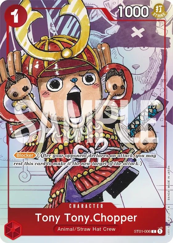 Tony Tony.Chopper - ST01-006 (Alternate Art) #st1-006 – One Piece Promotion Cards