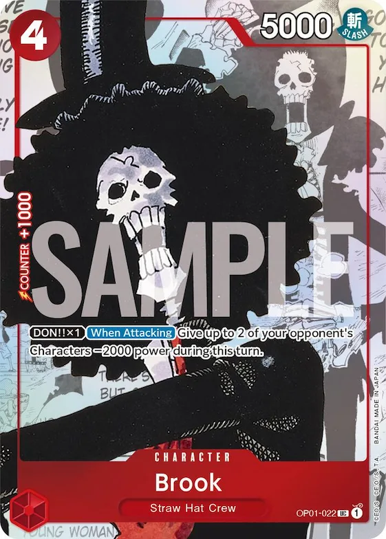 Brook - OP01-022 (Alternate Art) #op1-022 – One Piece Promotion Cards