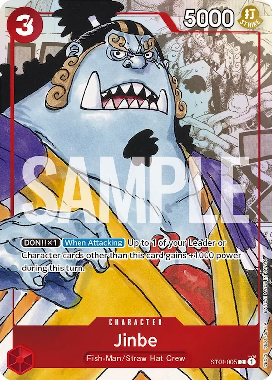 Jinbe - ST01-005 (Alternate Art) #st1-005 – One Piece Promotion Cards