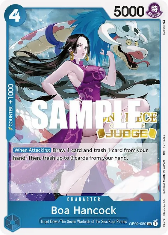 Boa Hancock (Judge) #op2-059 – One Piece Promotion Cards