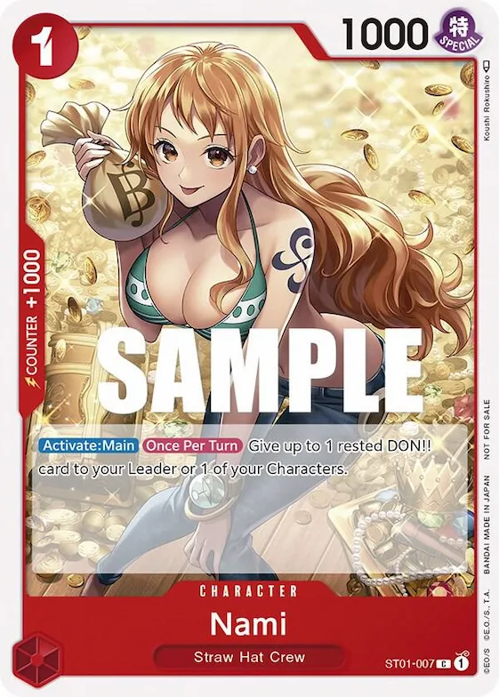 Nami (Tournament Pack Vol. 3) [Participant] #st1-007 – One Piece Promotion Cards