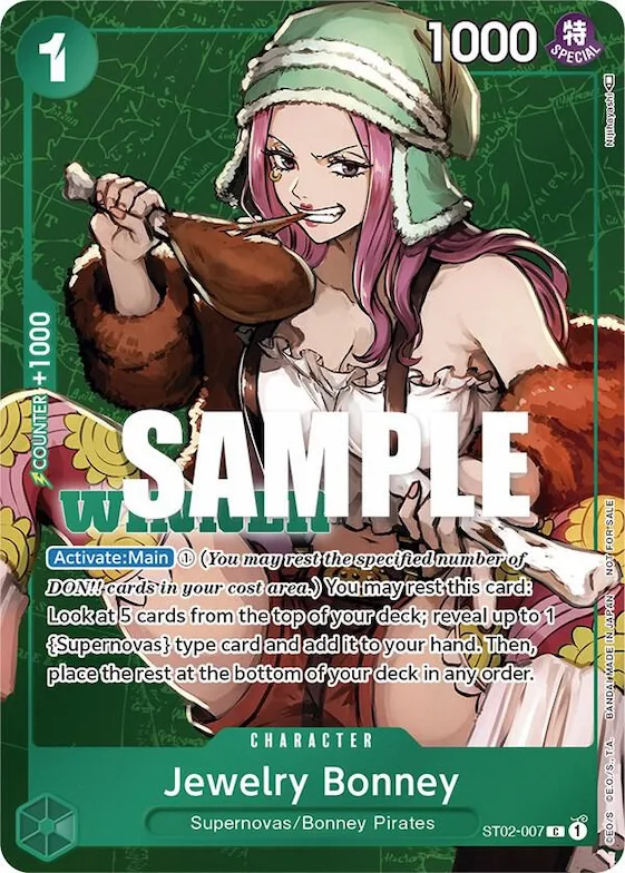 Jewelry Bonney (Tournament Pack Vol. 3) [Winner] #st2-007 – One Piece Promotion Cards