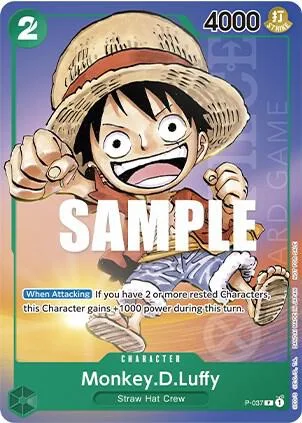Monkey.D.Luffy (Anime Expo 2023) #p-037 – One Piece Promotion Cards