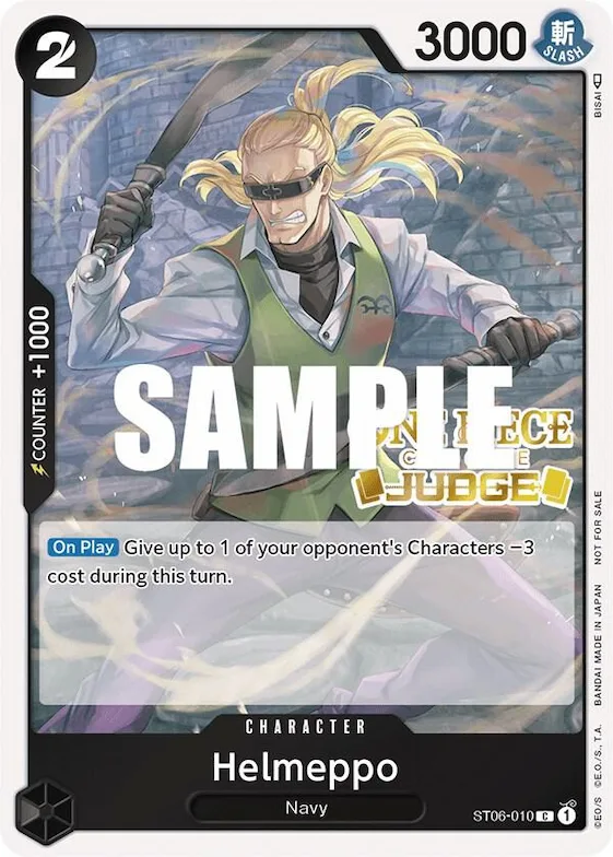 Helmeppo (Judge) #st6-010 – One Piece Promotion Cards