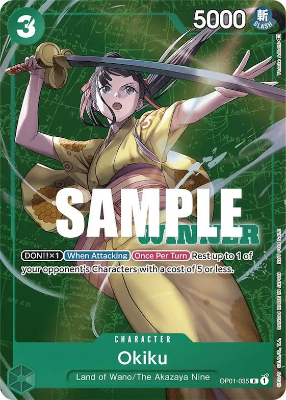 Okiku (Winner Pack Vol. 4) #op1-035 – One Piece Promotion Cards