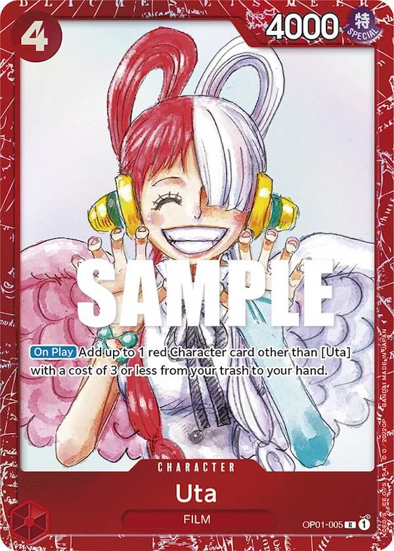 Uta (Premium Card Collection -ONE PIECE FILM RED Edition-) #op1-005 – One Piece Promotion Cards