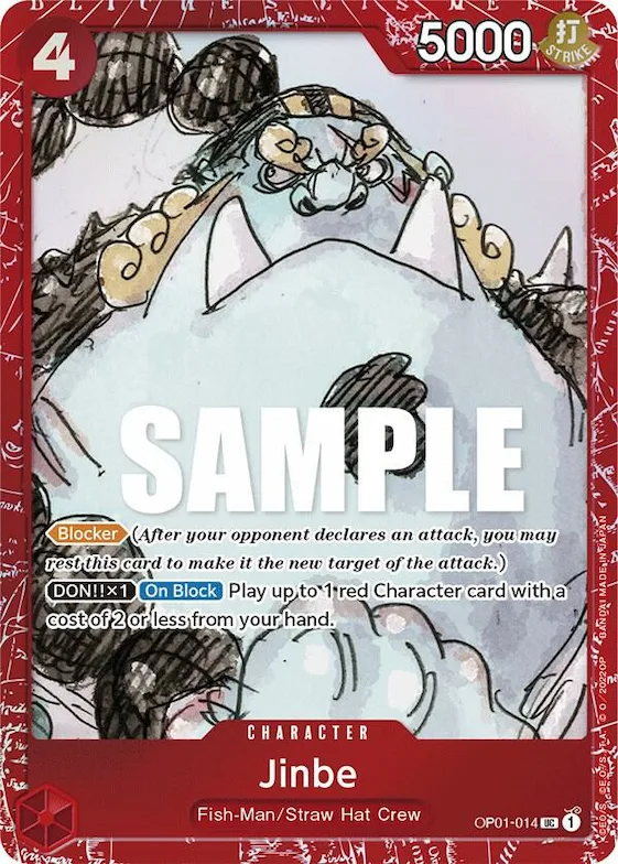 Jinbe (Premium Card Collection -ONE PIECE FILM RED Edition-) #op1-014 – One Piece Promotion Cards