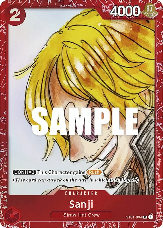 Sanji (Premium Card Collection -ONE PIECE FILM RED Edition-) #st1-004 – One Piece Promotion Cards