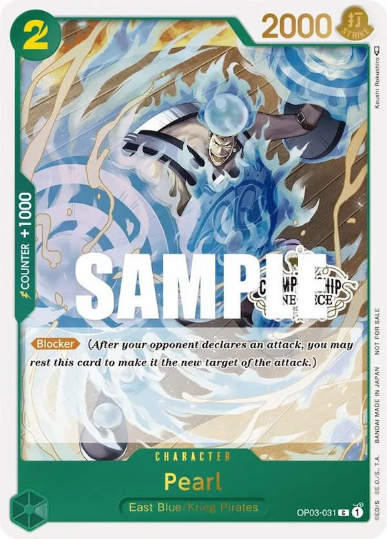 Pearl (Store Championship Participation Pack Vol. 2) #op3-031 – One Piece Promotion Cards