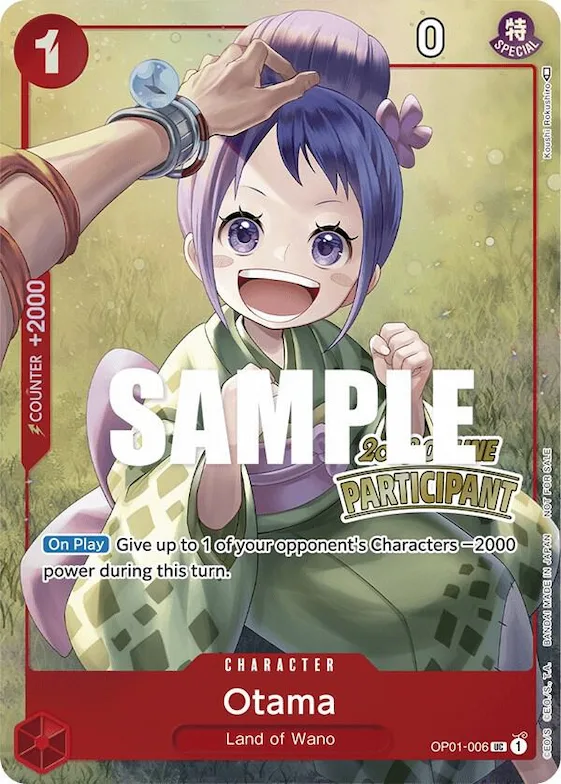 Otama (Online Regional 2023) [Participant] #op1-006 – One Piece Promotion Cards