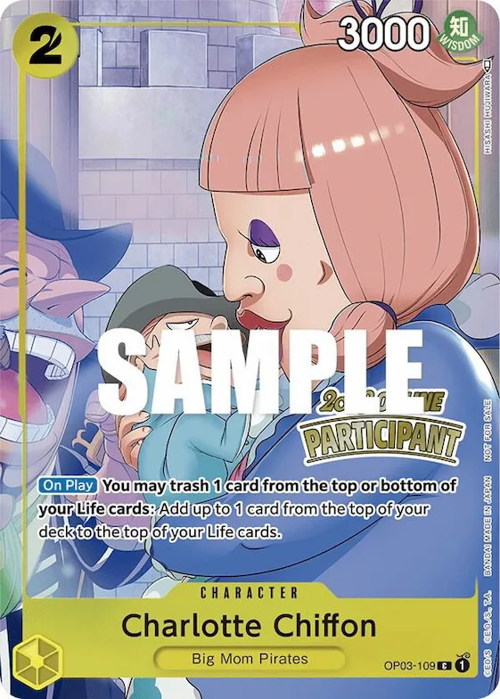 Charlotte Chiffon (Online Regional 2023) [Participant] #op3-109 – One Piece Promotion Cards