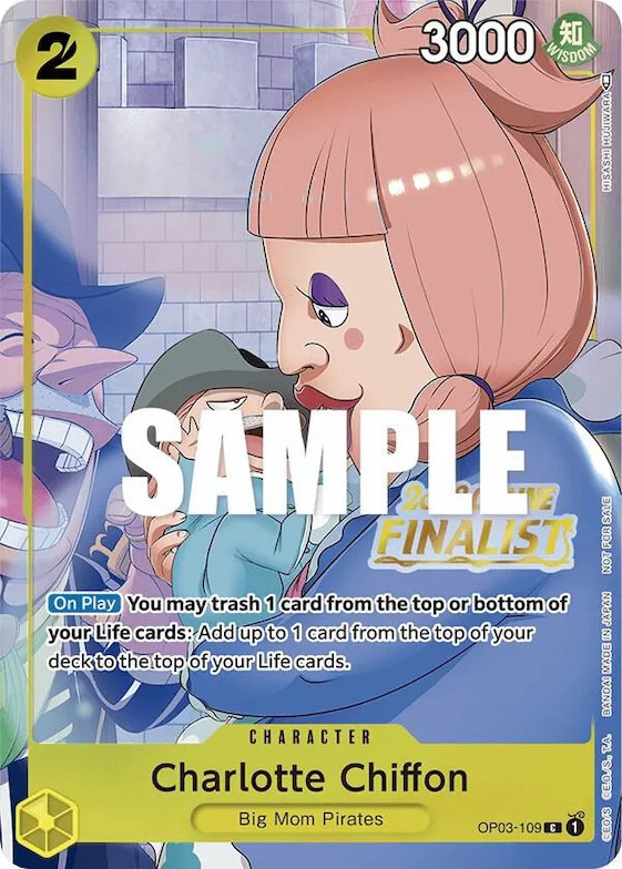 Charlotte Chiffon (Online Regional 2023) [Finalist] #op3-109 – One Piece Promotion Cards
