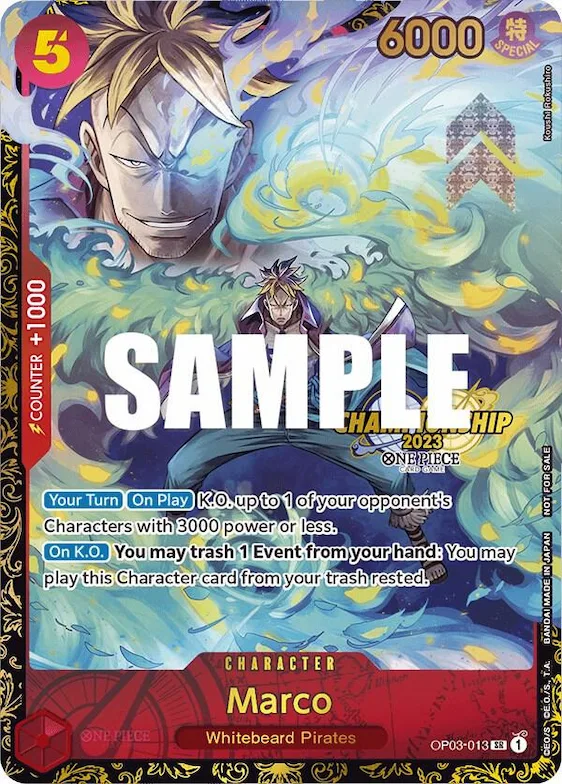 Marco (Championship 2023) #op3-013 – One Piece Promotion Cards
