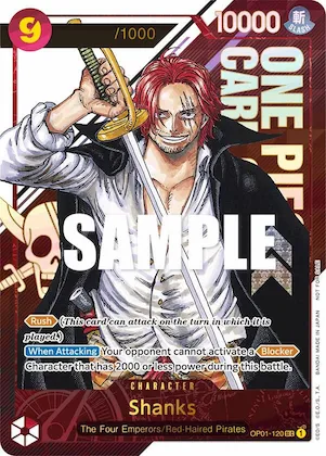 Shanks (Championship 2023) [Serial Number] #op1-120 – One Piece Promotion Cards