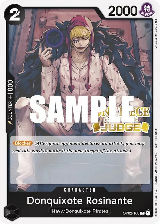 Donquixote Rosinante (Judge Pack Vol. 2) #op2-108 – One Piece Promotion Cards